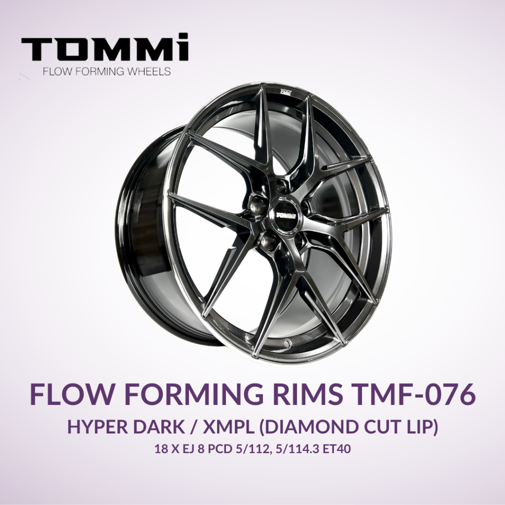 TOMMI FLOW FORMING RIMS TMF-101B (18-19 inches) | Shopee Singapore