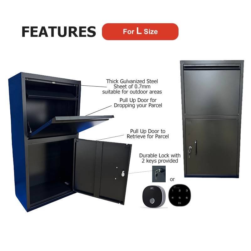 OFFICEHUB Parcel Box Delivery Drop Box POSTIE, Collection Locker Box ...