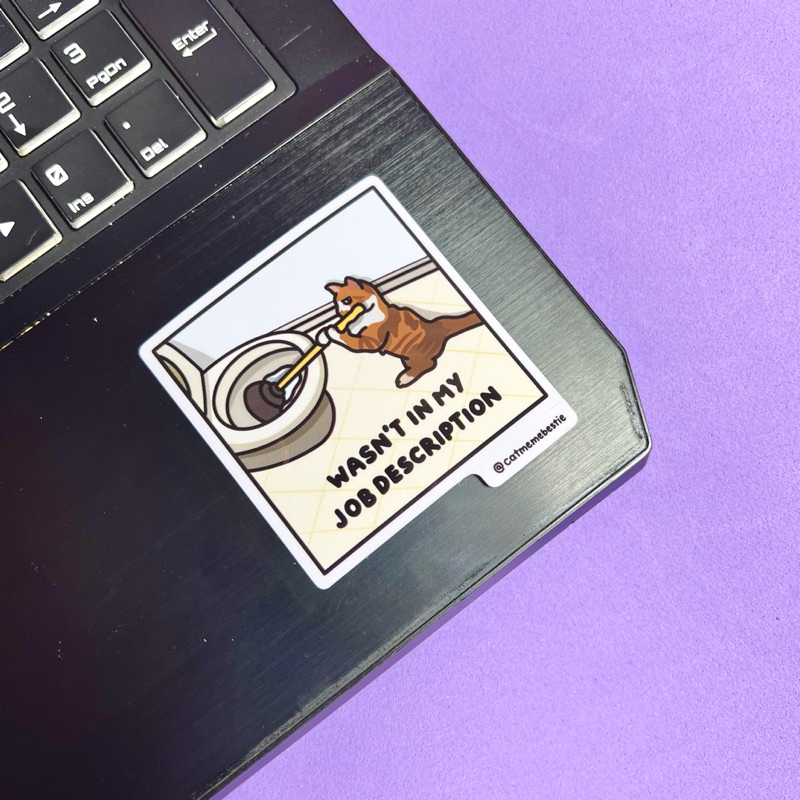 (SG) Corporate Humor Cat Meme Sticker 