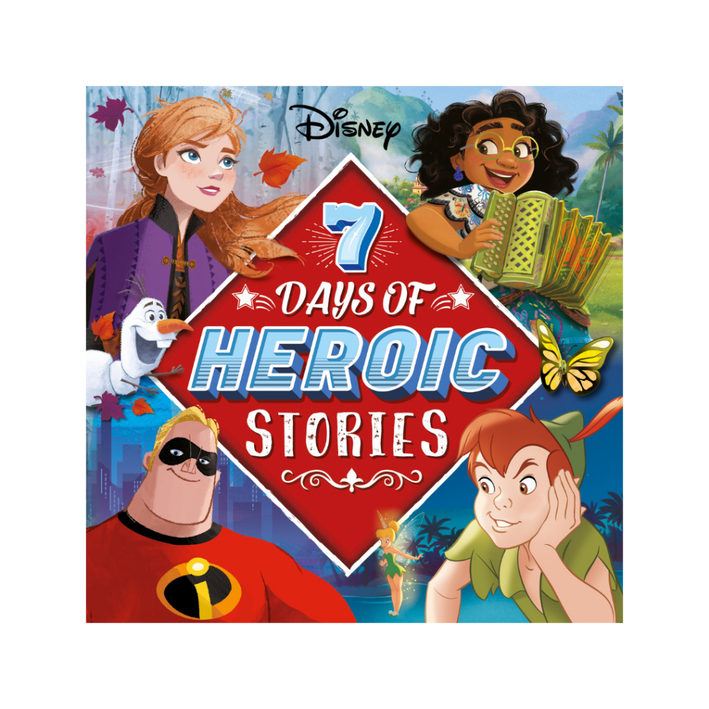 Disney Princess 7 Days of Story Book Collection For Kids (142 Pgs
