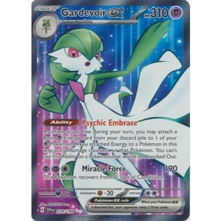 Pokemon TCG Card Gardevoir EX SV Scarlet & Violet Base Set 228/198 Full Art  Secret Rare | Shopee Singapore