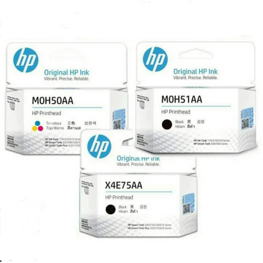 HP M0H51AA/M0H50AA/X4E75AA Printhead 100% Original Genuine | Shopee ...