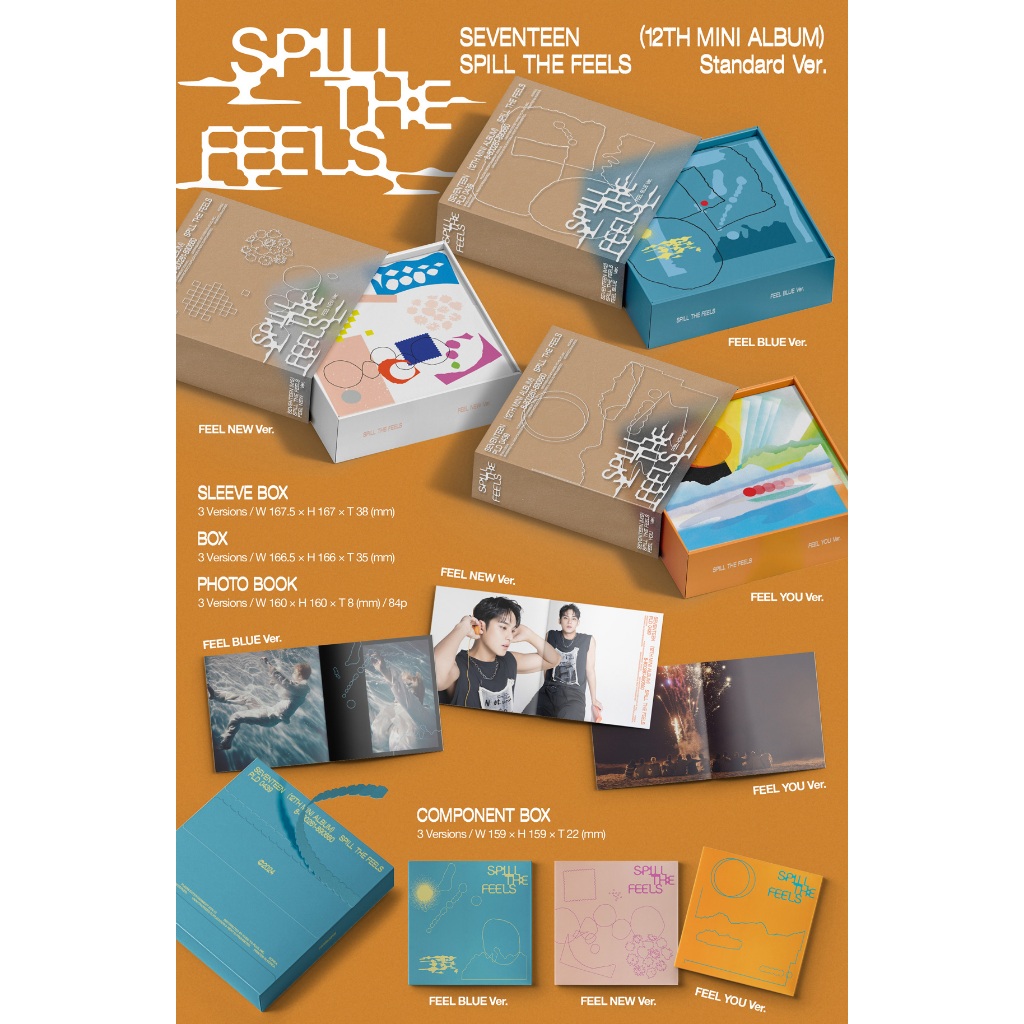 LUCKY DRAW) SEVENTEEN 12th Mini Album SPILL THE FEELS
