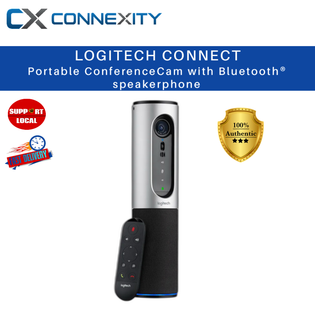 Logitech Connect 960-001035 Conference Cam with Speakerphone 1080p ...
