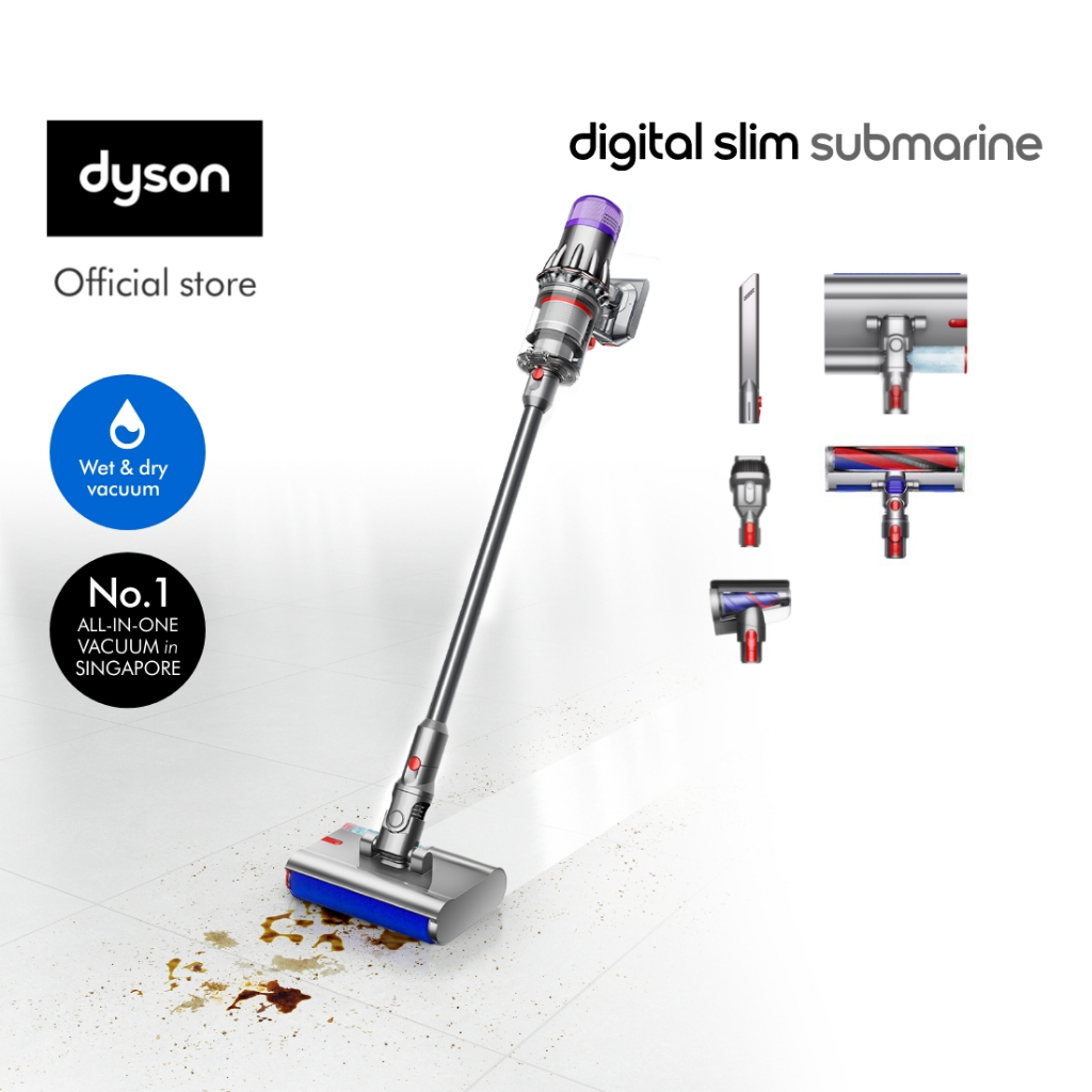 Dyson Digital Slim Submarine Wet & Dry Vacuum | Lightest vacuum