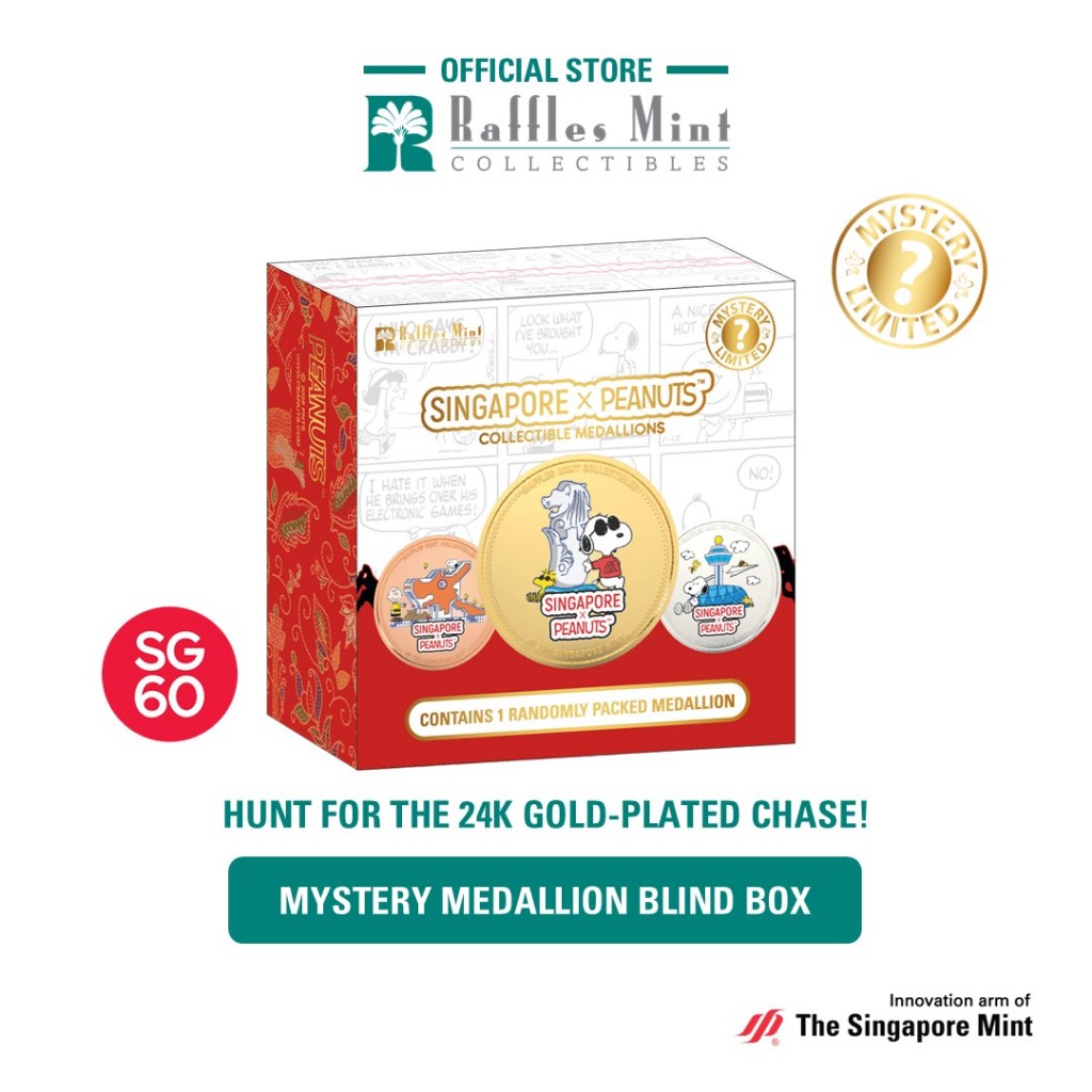 SG60 Singapore x Peanuts Mystery Medallions Blind Box [The