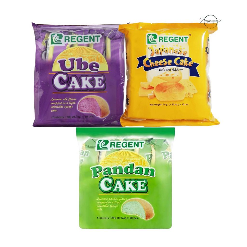 REGENT Sponge Cake Assorted Variants (20g x 10pcs per pack) [SG ...
