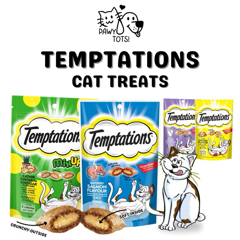 TEMPTATIONS Cat Treats 75g | Bundle Deals | Shopee Singapore