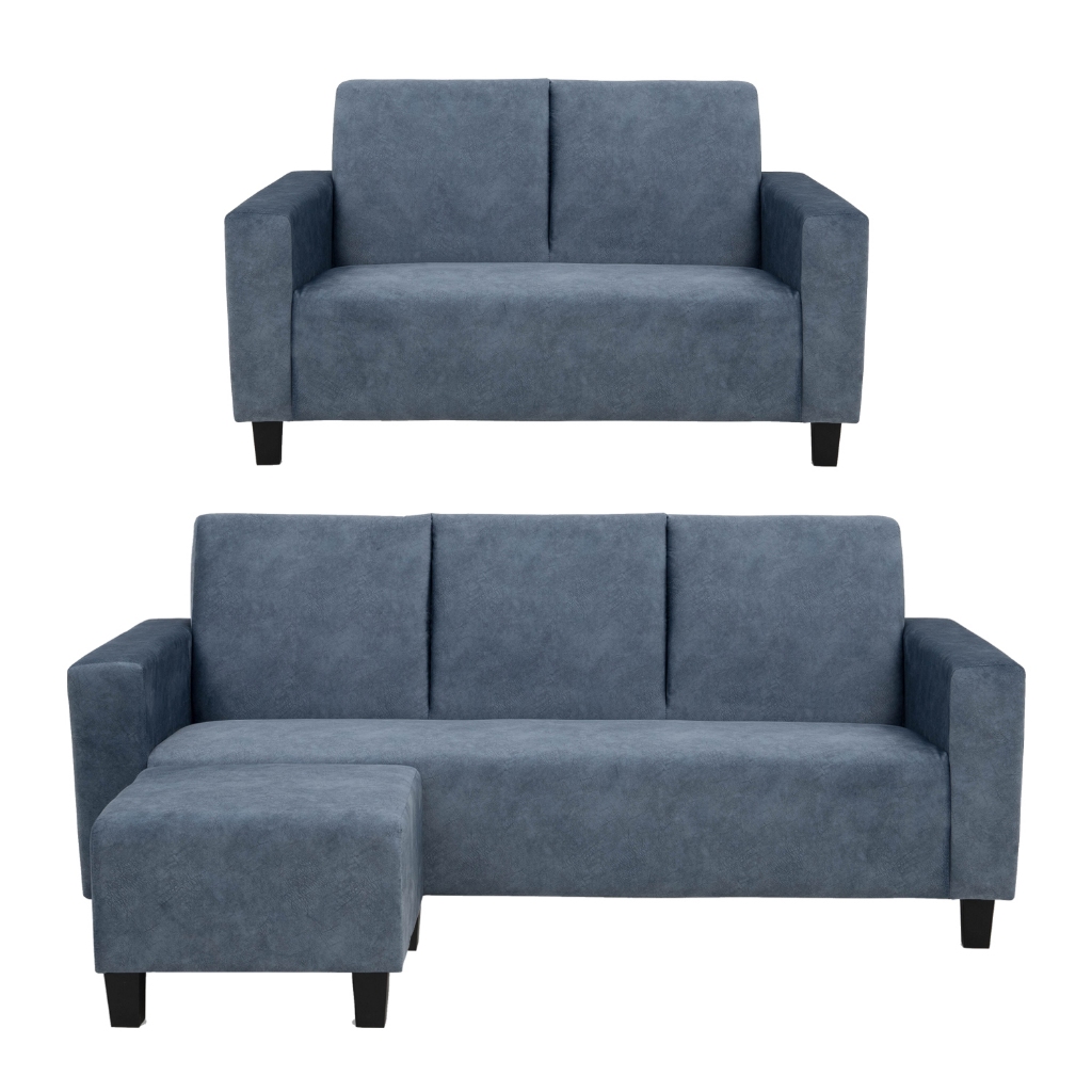 Living Mall Sophie Series 2-Seater 3-Seater Sofa with Ottoman with