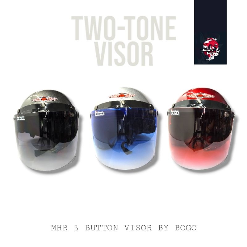MHR 3-Button Visor | Shopee Singapore