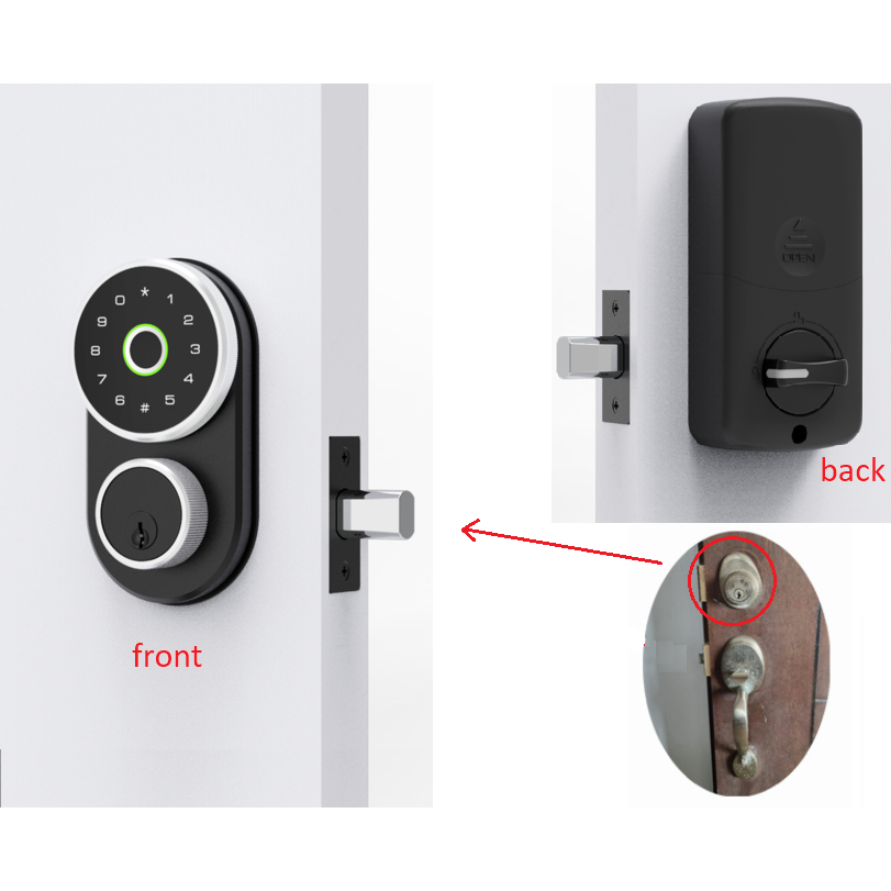 Tuya Smart Digital Deadbolt Lock - Fingerprint - Bluetooth APP ...