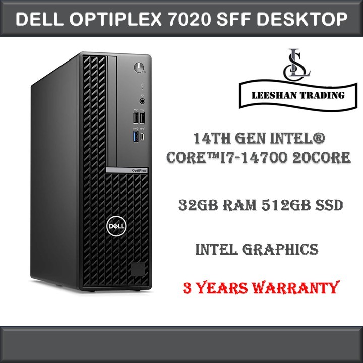 DELL OPTIPLEX 7020 SFF DESKTOP (New 14th Gen Intel® Core™i7-14700 ...