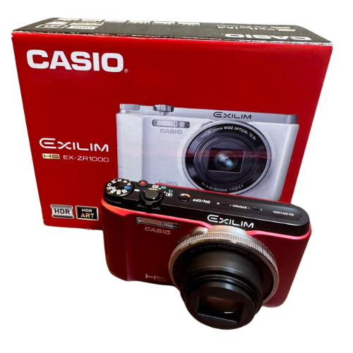 Used Very good condition】CASIO EXILIM Digital Camera Red EX