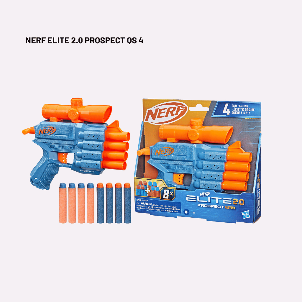 Kidztime x Nerf Elite Guns Collection: Elite Jr, Elite 2.0 blaster