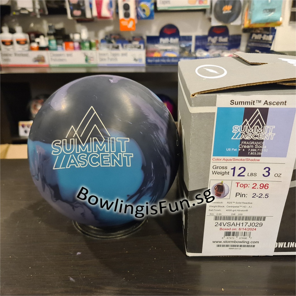 Brunswick Bowling Summit Ascent Aqua/Smoke/Shadow Solid