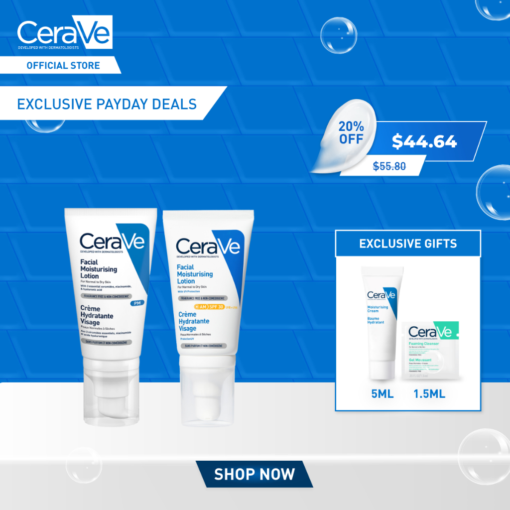 CeraVe Daily Skincare Facial Set | Shopee Singapore