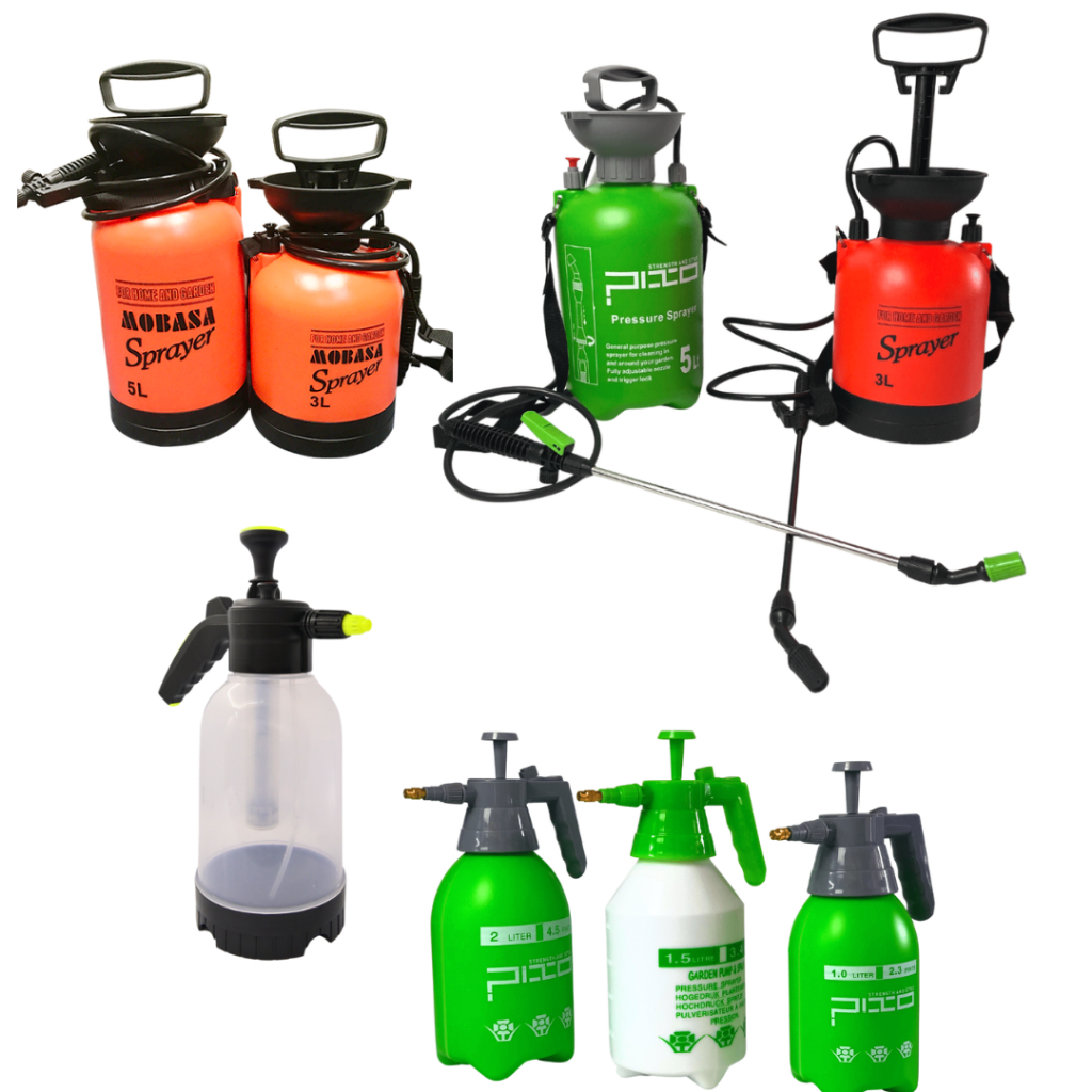 [SG STOCK] BOTTLE SPRAYER PVC Garden Hand Pressure Pump Watering ...