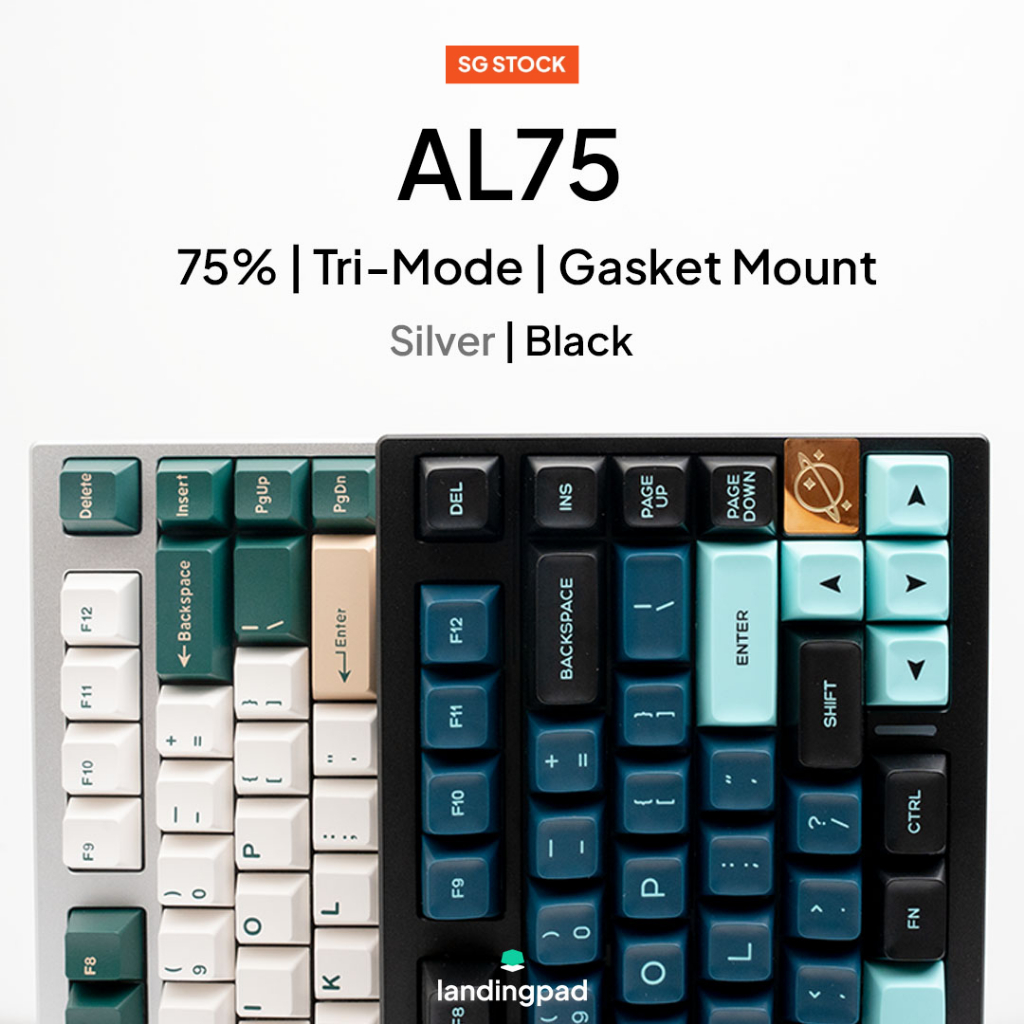 [⌨️ LandingPad] YUNZII AL75 80 Keys 75% CNC Aluminium Wireless ...