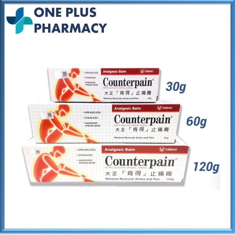 Counterpain Analgesic Balm 30g / 60g / 120g [EXP 01/2027] | Shopee ...