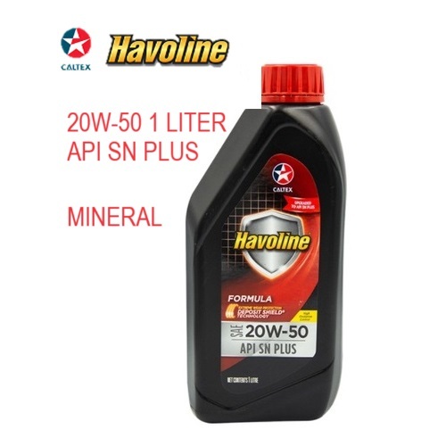 Caltex Havoline® Formula SAE 20W-50 API SN PLUS 1Liter | Shopee Singapore