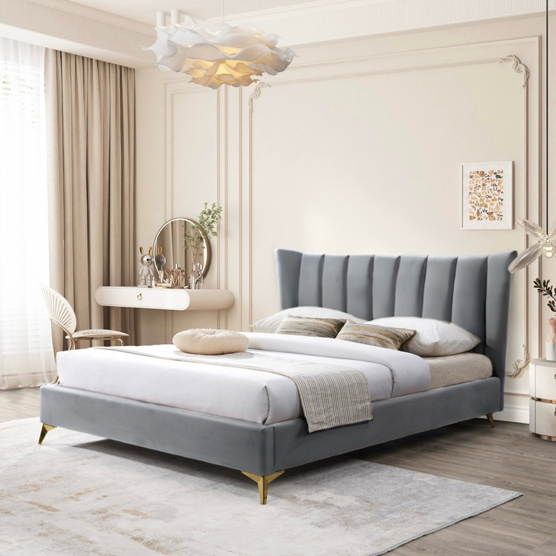 Luxe: Adda Bed Frame | Queen | Bedroom | Designer | Shopee Singapore