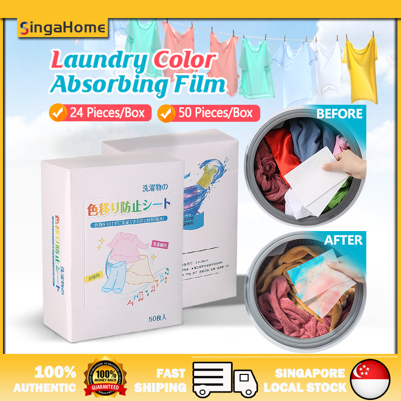 24/50Pcs Laundry Color Paper Dye Absorption Tablet,Dirts & Colour ...