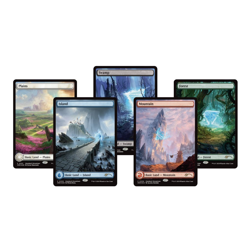 OMENPATH Promo Basic FOIL Lands Standard Showdown Promotional MTG Magic:  The Gathering Rare Land | Shopee Singapore