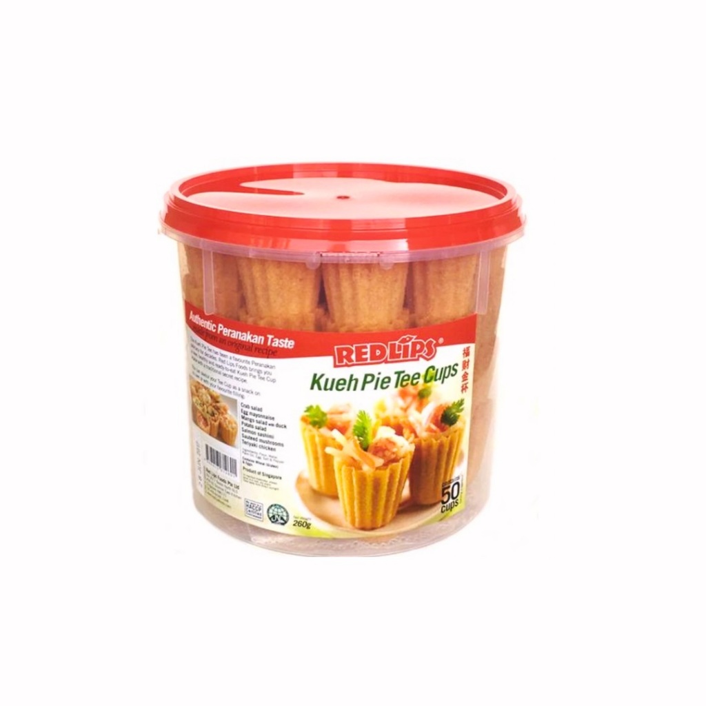 [REDLIPS] Traditional Peranakan Kueh Pie Tee Cups | Shopee Singapore