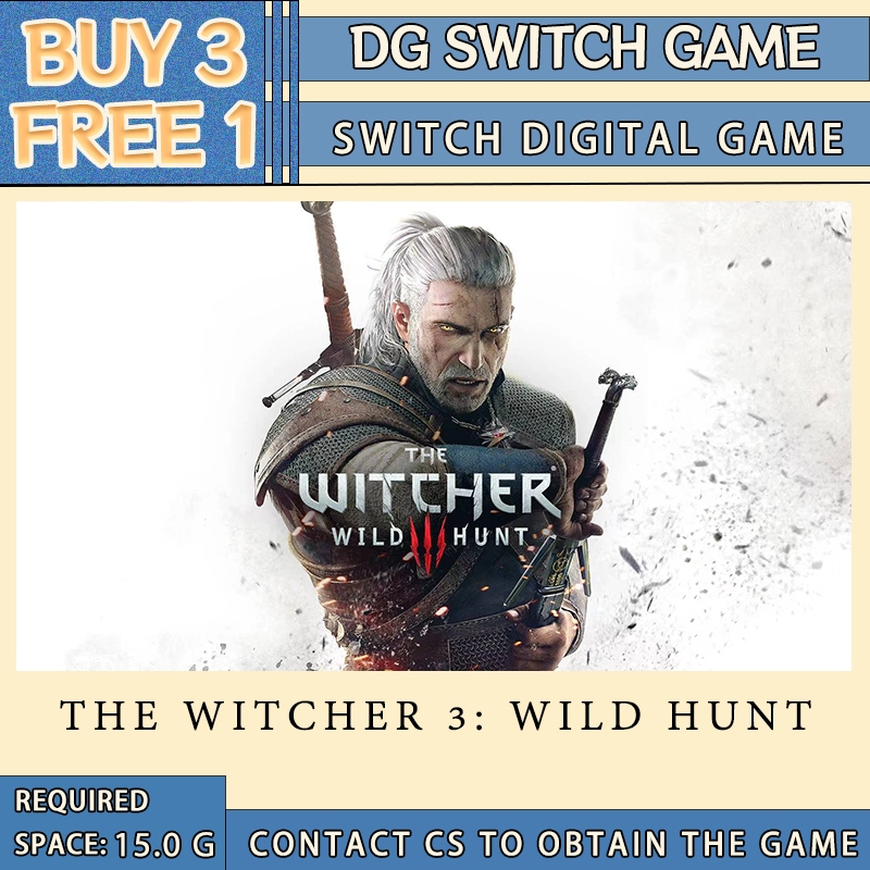 The Witcher 3: Wild Hunt Nintendo Switch Digital Game （BUY 3 FREE 1 ...