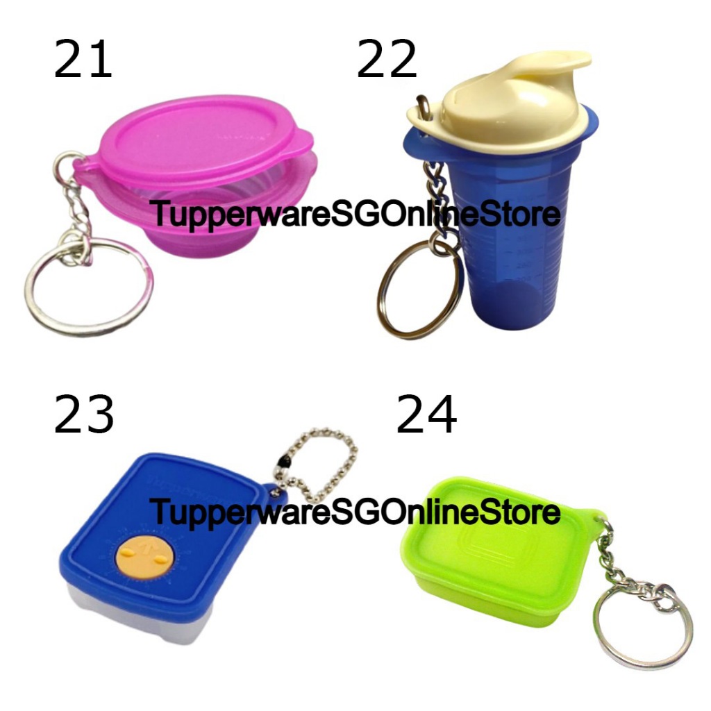Small tupperware keychain clearance