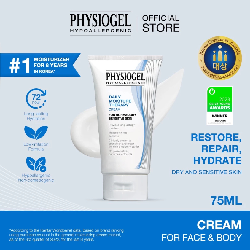 Physiogel Official] Daily Moisture Therapy Cream 75ml l Restore