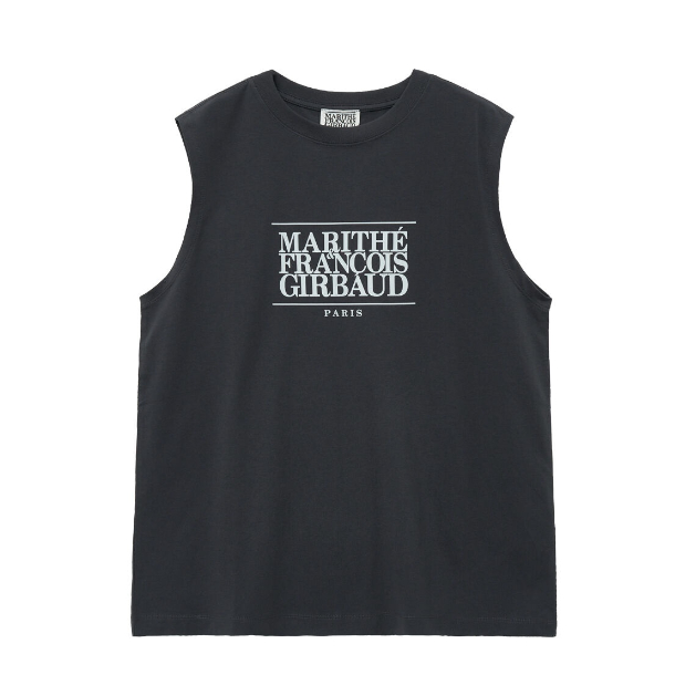 MARITHE FRANCOIS GIRBAUD] CLASSIC LOGO SLEEVELESS 3colors | Shopee