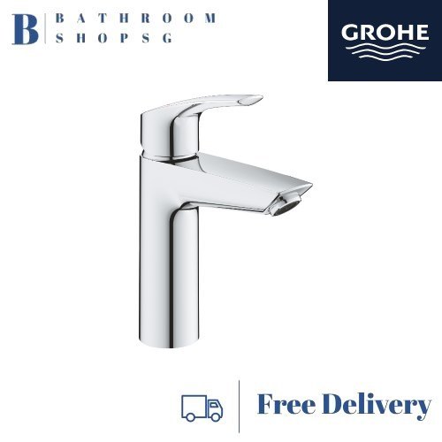 Grohe Eurosmart Single Lever Basin Mixer M-SIZE 23923003 | Shopee Singapore