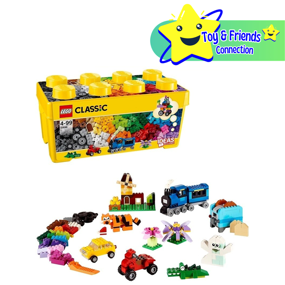 LEGO Classic 10696 Medium Creative Brick Box 484 Pieces Construction Toys Building Blocks For Kids Kids Toys Shopee Singapore