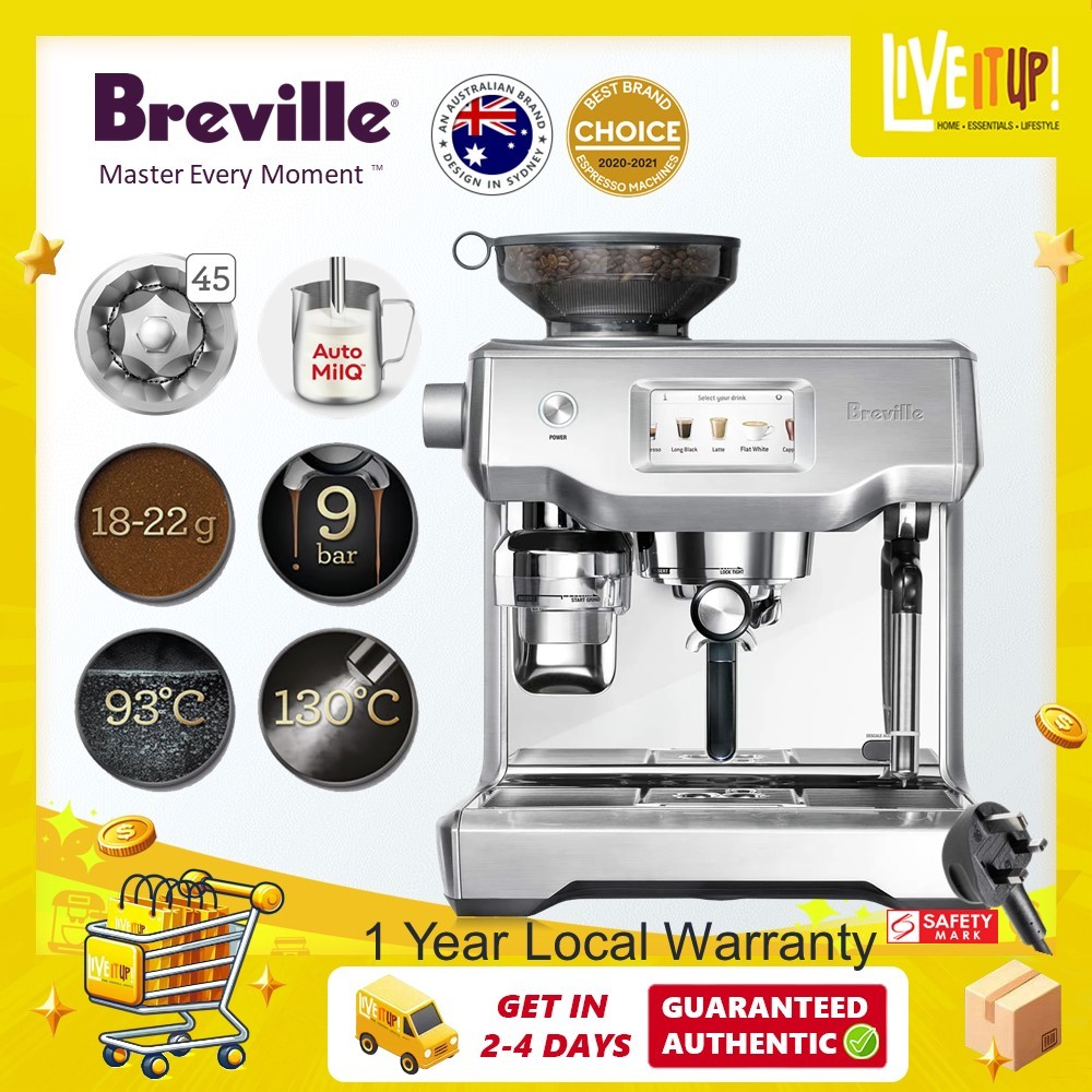 BREVILLE The Oracle Touch Espresso Coffee Machine BES990BSS Shopee Singapore