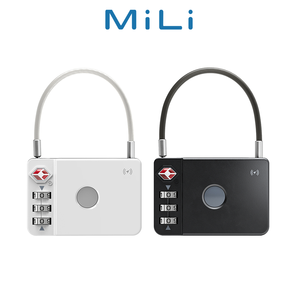MiLi MiLock TSA Certified Trackable Luggage Lock with Integrated ...