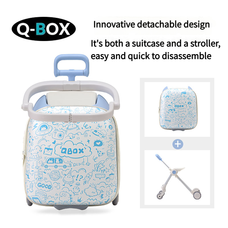 Q-BOX SG Stock NEW 20inch Travel Bag Travel Luggage Kid Foldable