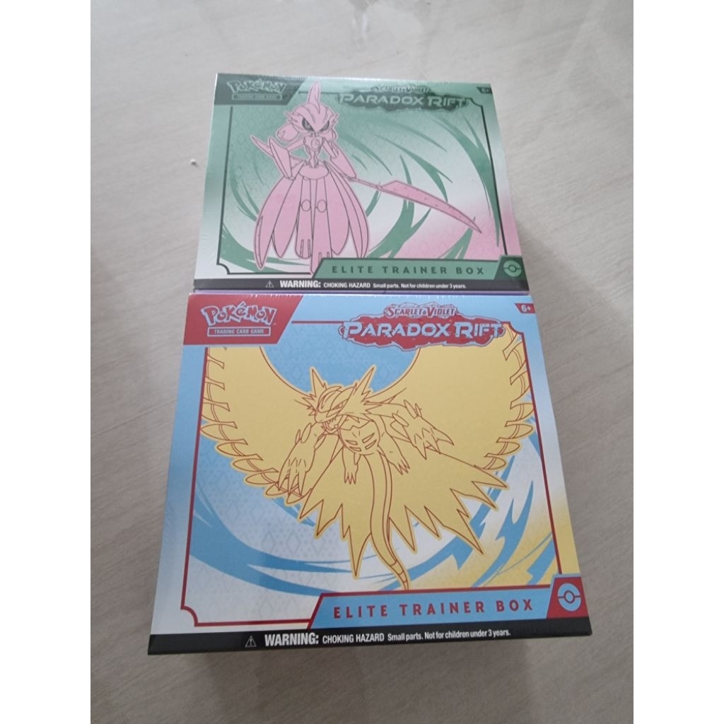 Pokemon TCG Scarlet & Violet SV04 Paradox Rift Elite Trainer Box ...