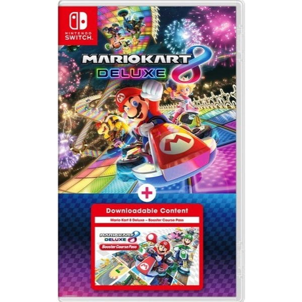 Mario Kart 8 Deluxe or Booster + DLC Expansion - Nintendo Switch