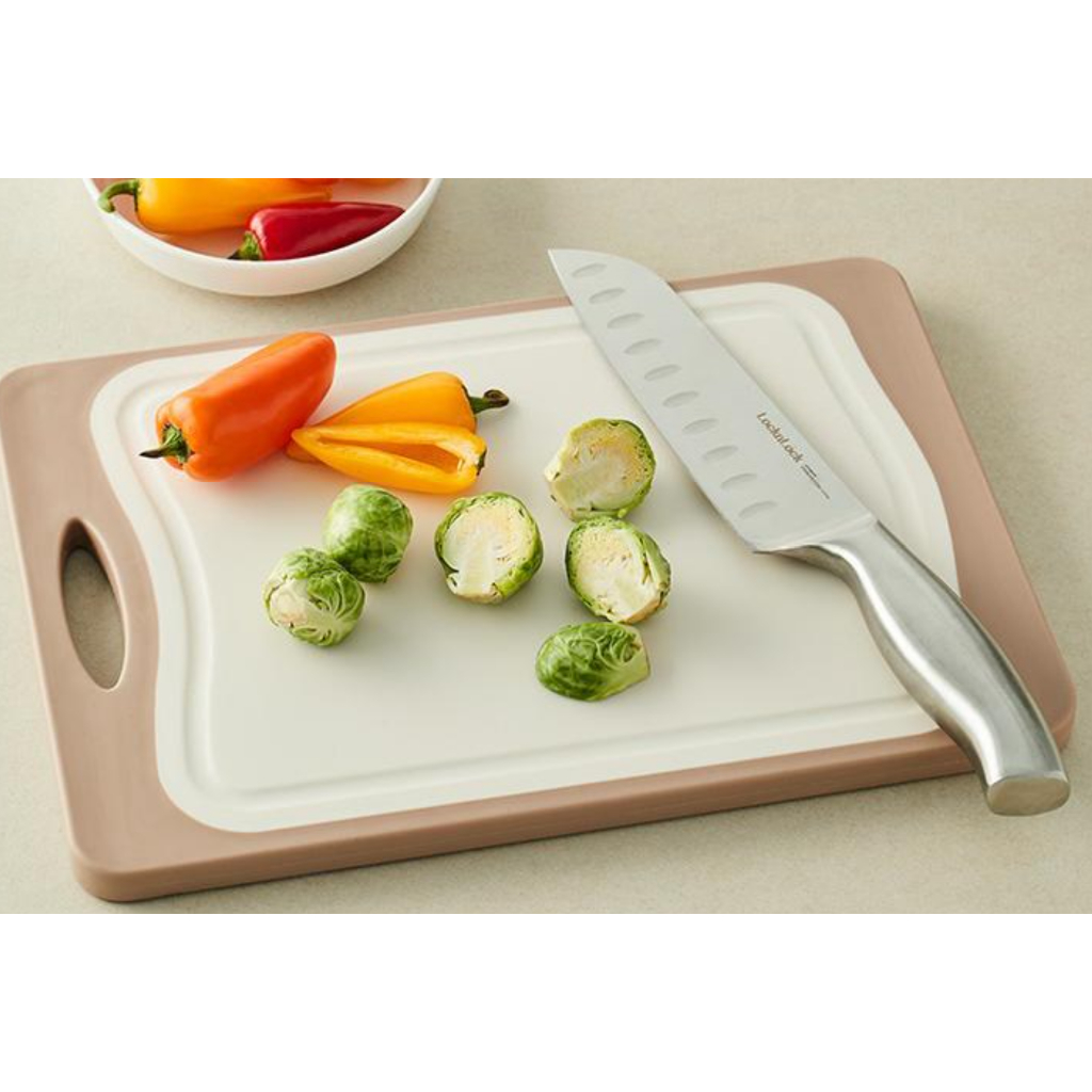 Lock&Lock Two-Way Bamboo Double-Sided Cutting Board | Shopee Singapore