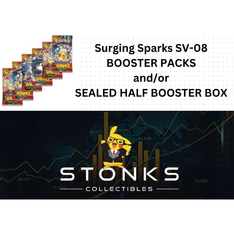 surging sparks booster box singapore Pokemon - - Case (6 Boxes) Includes 6 Pokmon TCG OUT OF STOCK) Pokemon Surging