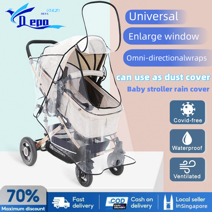 Baby Stroller Rain Cover Fit For Babyzen Yoyo,Baby Yoya Wind Dust Shield Raincoat Rain Cape