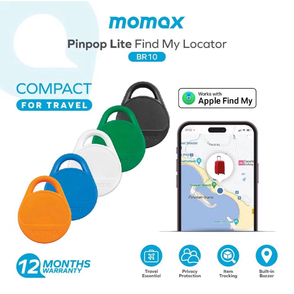 [SG SELLER] Momax Br10 Anti lost GPS TRACKER | Shopee Singapore
