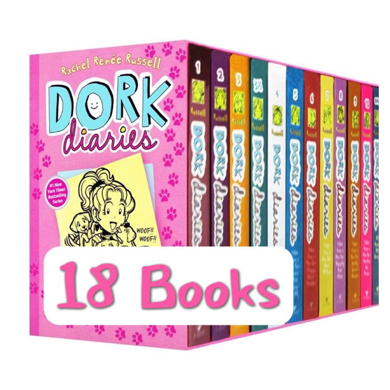 新品 18册 Dork Diaries 英語　洋書 Dork Diaries 絵本18冊 公式音源 マイヤペン非対応｜Yahoo