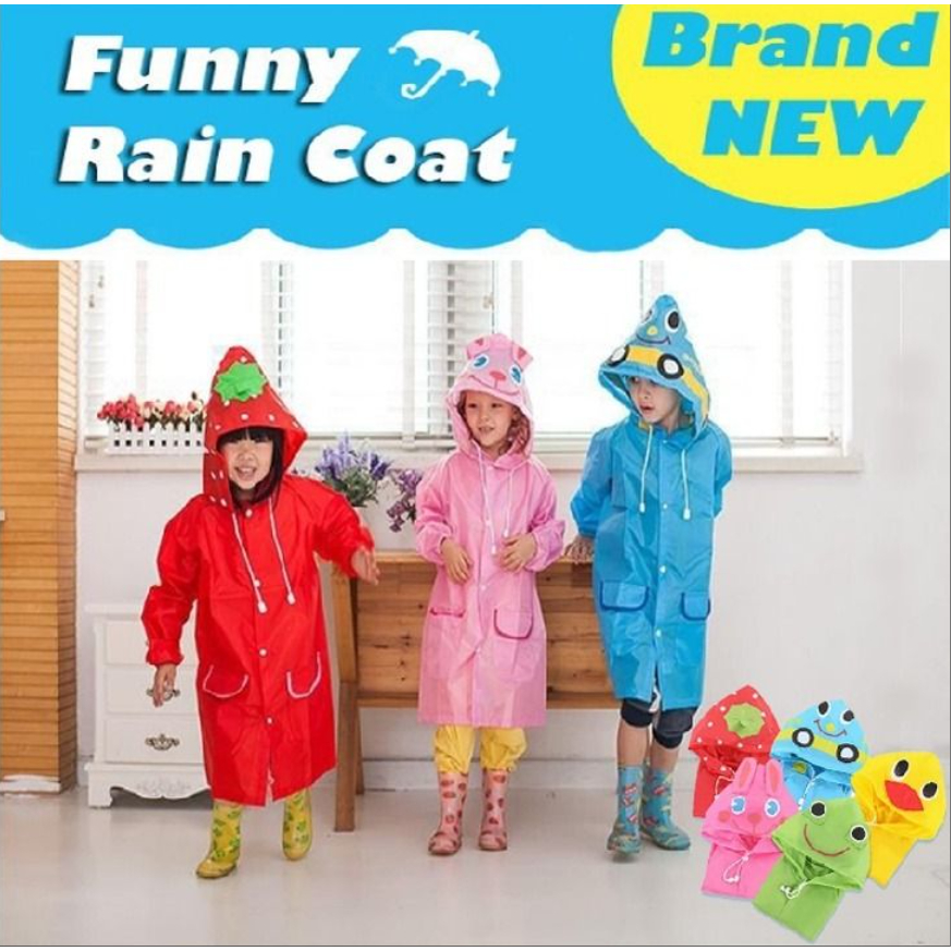 [SG STOCK] Waterproof Kids Raincoat Unisel Rainwear Children's Raincoat ...