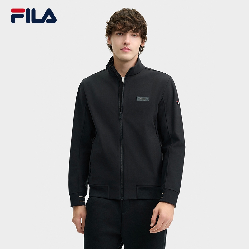 FILA CORE LIFESTYLE HERITAGE CLASSIC MONOGRAM Men Jacket Black Shopee Singapore