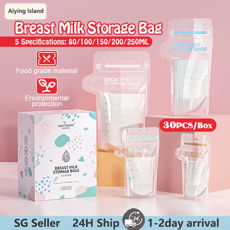 Momcozy Silicone Milk Storage Bags, Reusable Breastmilk Bags For Breastfeeding, 8.5oz/250ml Breast Milk Saver, Leakproof Milk Freezer