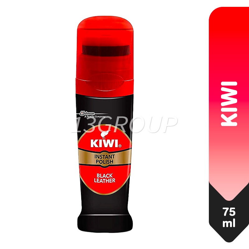 Kiwi Instant Shoe Polish Black Brown Leather 75ml Shopee Singapore