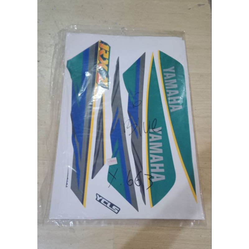 Yamaha Rxz mili ( 6 ) Body sticker | Shopee Singapore
