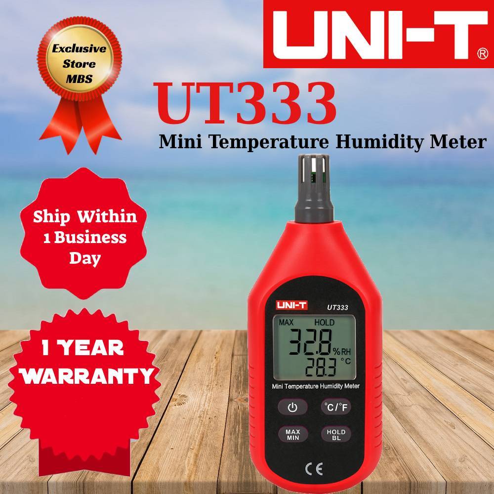 UNI-T UT333 UT333BT UT333S Temperature Humidity Meter | Shopee Singapore